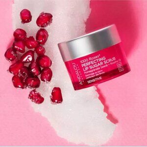 Andalou Naturals 1000 Roses Sensitive Perfecting Lip Sugar Scrub* 0.5 oz NIB